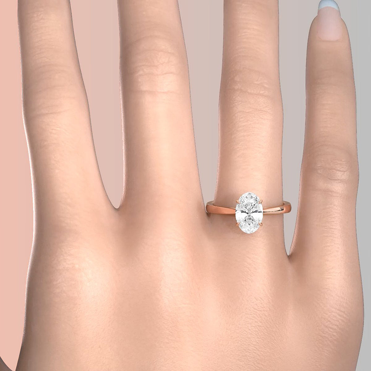 4.5g Princess Prong Setting Lab Grown Diamond Engagement Solitaire Ring IGI Certified 1.00 Ctw.